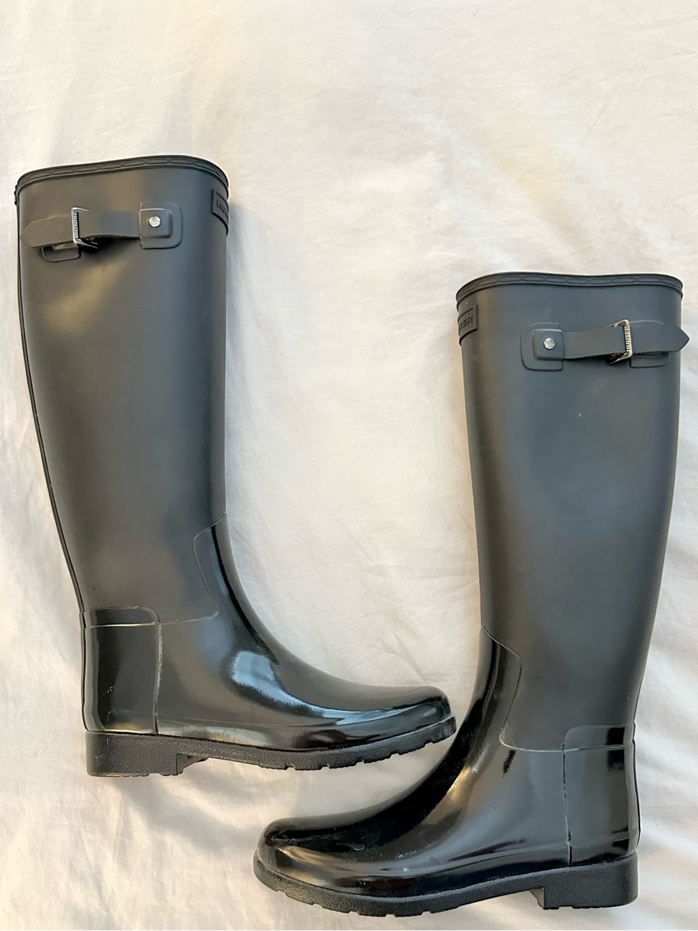 Hunter Original Tall Rain Boots Black Women’s Size 8
